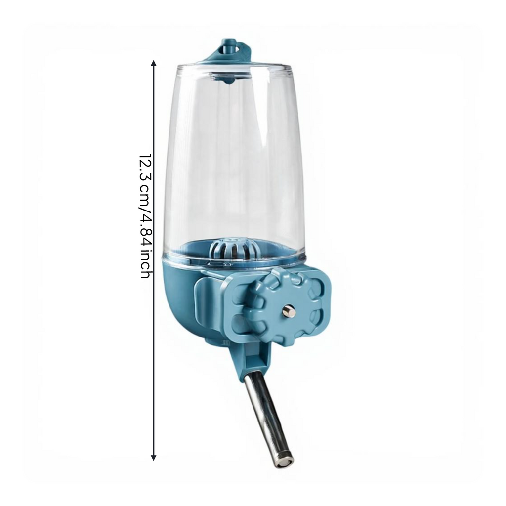 Dog Water Dispenser, Hanging Automatic Pet Water Bottle, Leak-resistant Rolling sphere Spout, Enclosure Hydration