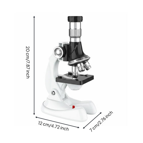 1200x Microscope Clear View Viewing Kids Microscope High Magnification for Study