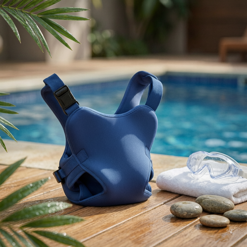 Water Baby Carrier Soft Neoprene Baby Swim Carrier Double Leg Openings for Beach