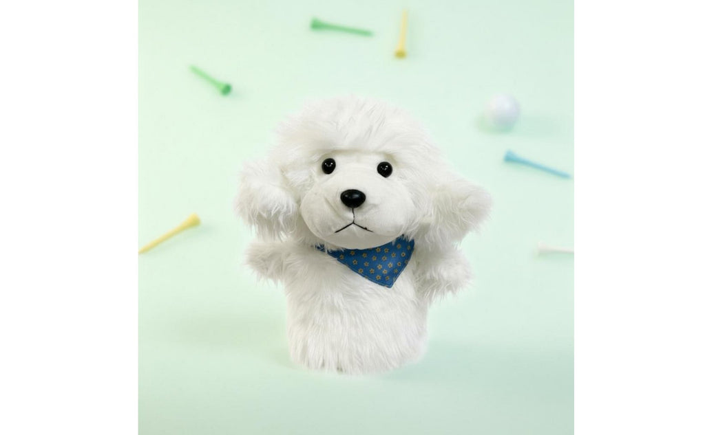 Teddy Dog Golf Headcover Cartoon Design Fuzzy Dog Headcover Good Gift Idea