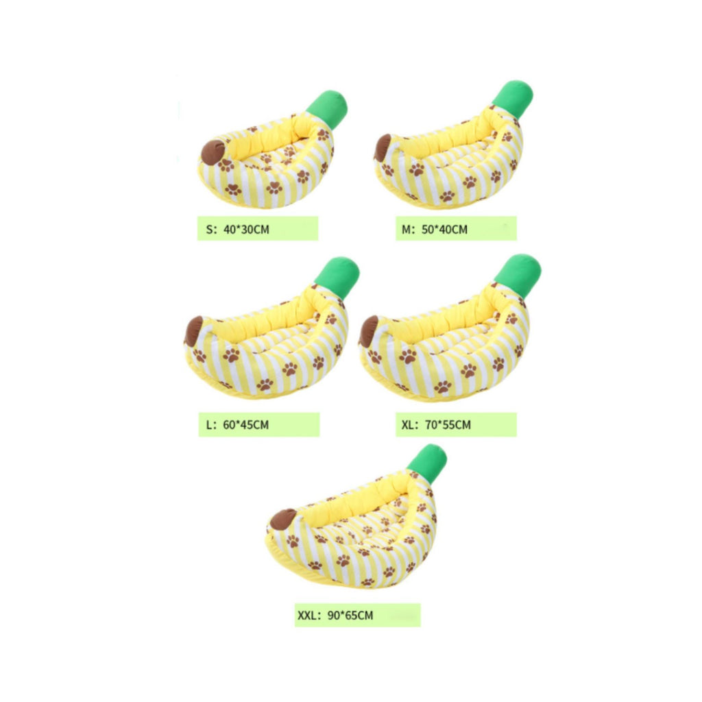 Banana Boat Bed Cooling Material Banana Dog Bed Breathable