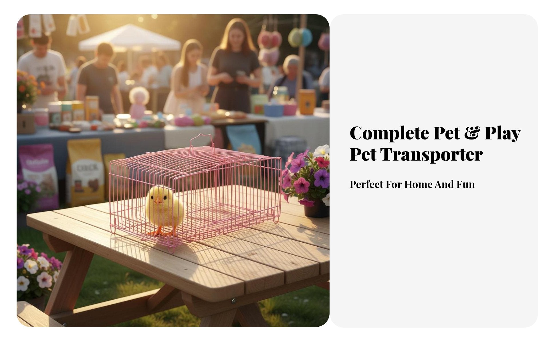 50 Pieces Hand-Held Chick enclosure Portable livingstock Crate Stackable for Farm, &fairplace