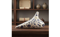 12 hole Ocarina Handmade Ceramic Ocarina Collectible Wind Instrument for Beginners, Students, Training Performance