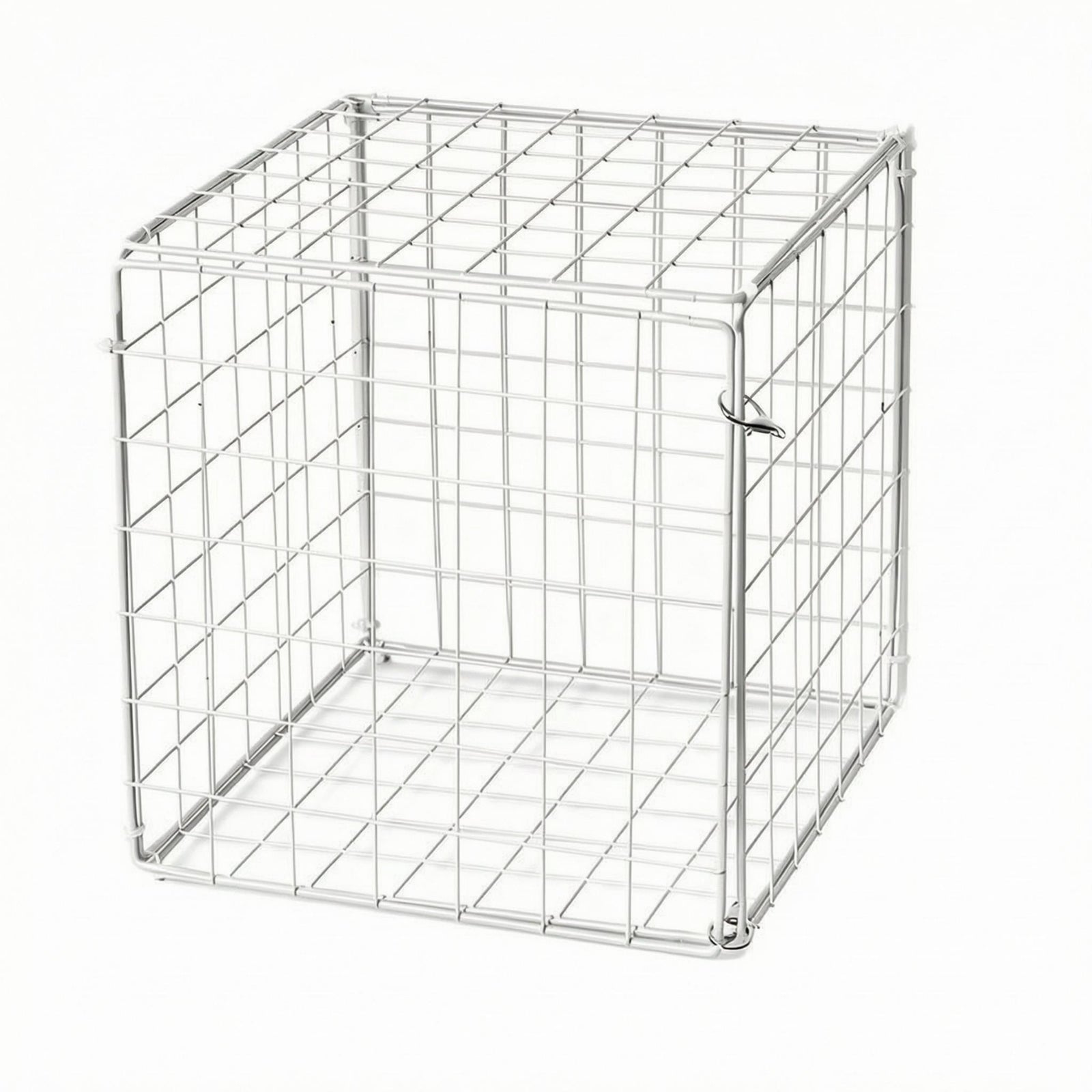 Metal Wire Cat Kennel Square Mesh Wire Cat Cage Rigid Frame