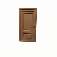 Dollhouse Door Framed Panel Openable Dollhouse Door DIY