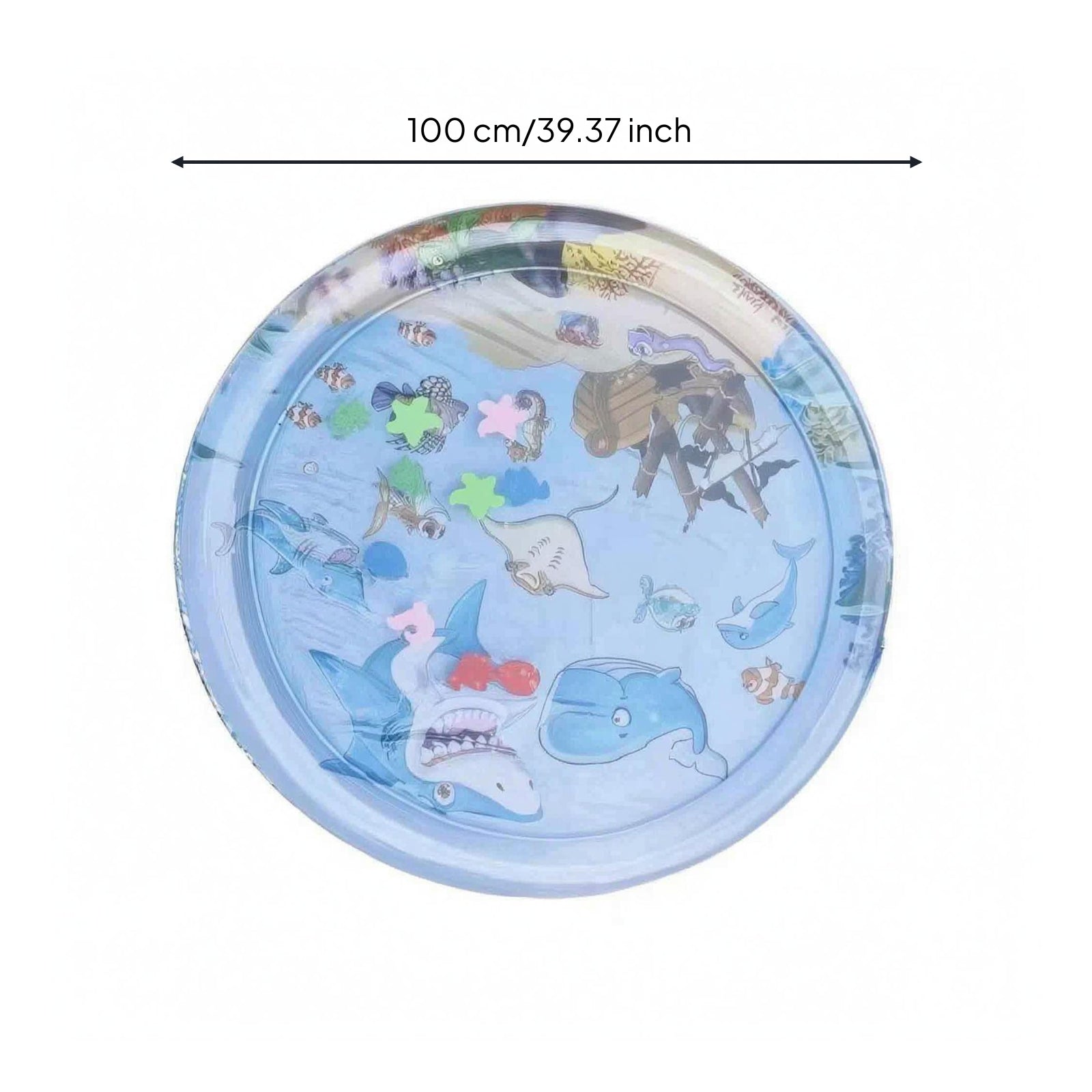 Water Play Mat Underwater World Children's Toy Cooling for Infants