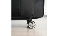 Wheeled DJ Controller Bag With Wheels Rolling DJ Mixer Case Luggage Carrying Strap Audio Equipment Shoulder Bag for DJs, on the Road, Gigs