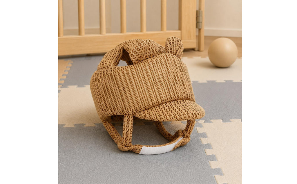 Infant Walking Helmet Shock Absorbent Ventilated Infant Helmet Easy to Clean Padded Crawling Walking cap Protector for Young Children