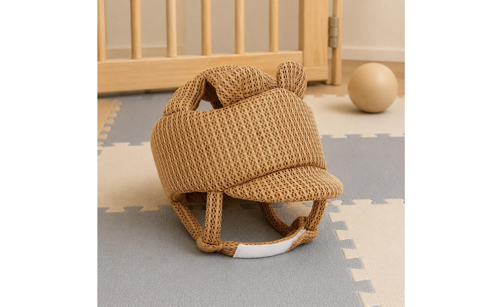 Infant Walking Helmet Shock Absorbent Ventilated Infant Helmet Easy to Clean Padded Crawling Walking cap Protector for Young Children