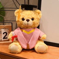 Graduation Teddy Bear Yellow Tassel Stuffed Creature Cuddly