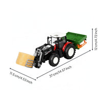 Remote Control Farm Vehicle Lifting Arm Rc Farm Tractor Light Effects Remote Control Tractor for Gift
