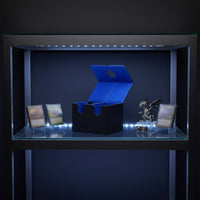 Leader Deck Box Portable Double Deck Box Secure Trading Card Case Anti-Slip Texture Collectible Storage Scuff Resistant