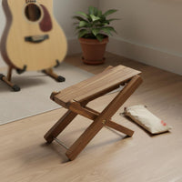 Classical Guitar Foot Stand Wooden Guitar Footstool Anti-Slip Adjustable Instrument Foot Rest for Guitarists, Performance
