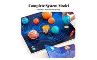 Solar System Educational Board Educational Eight Planets Learning Toy Interactive Space Exploration Board for Children, Young Children, Kindergarten