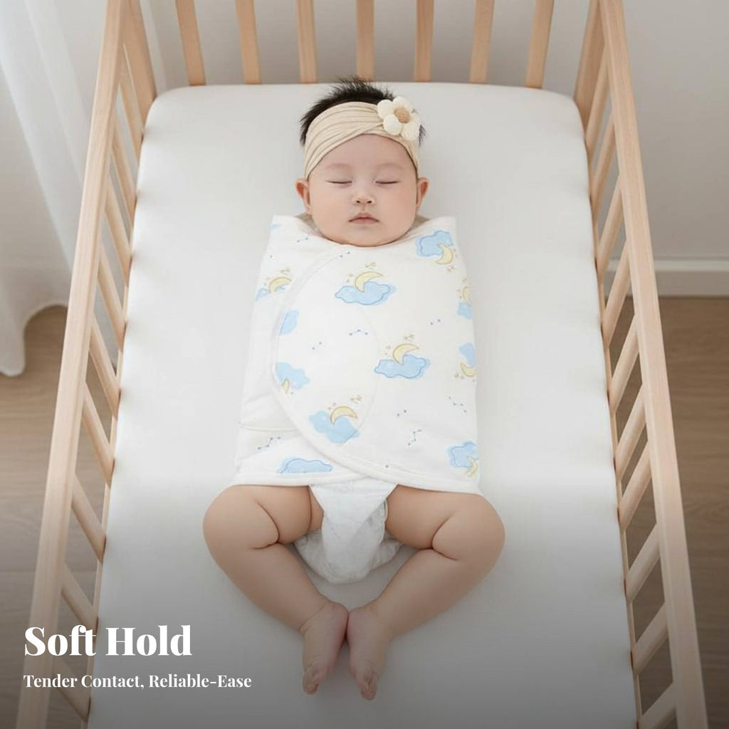 Adjustable Swaddle Wrap Soft & Breathable sleep bag Easy to Use for Newborns