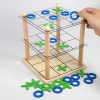 3 Layer X and O Toe Reasoning Training 3D X and O Toe Educational Toy