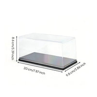 Acrylic Display Box Dustproof Acrylic Display Case Shielded Transparent Showcase Case for 1/32 Cars