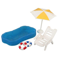 Dollhouse Swimming Pool Set Plastic Dollhouse Pool Set Poolside