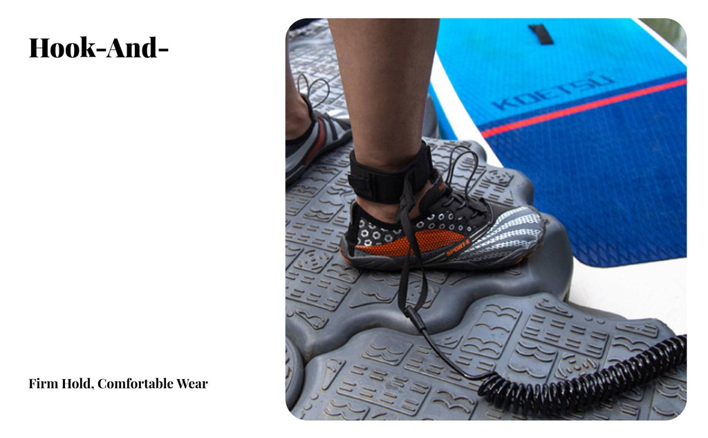 Stand-up Paddleboard Ankle Leash Anti-Twist-Untangled Rotating Joint S Upright Paddle Board Leg Rope Coiled Stand-Up