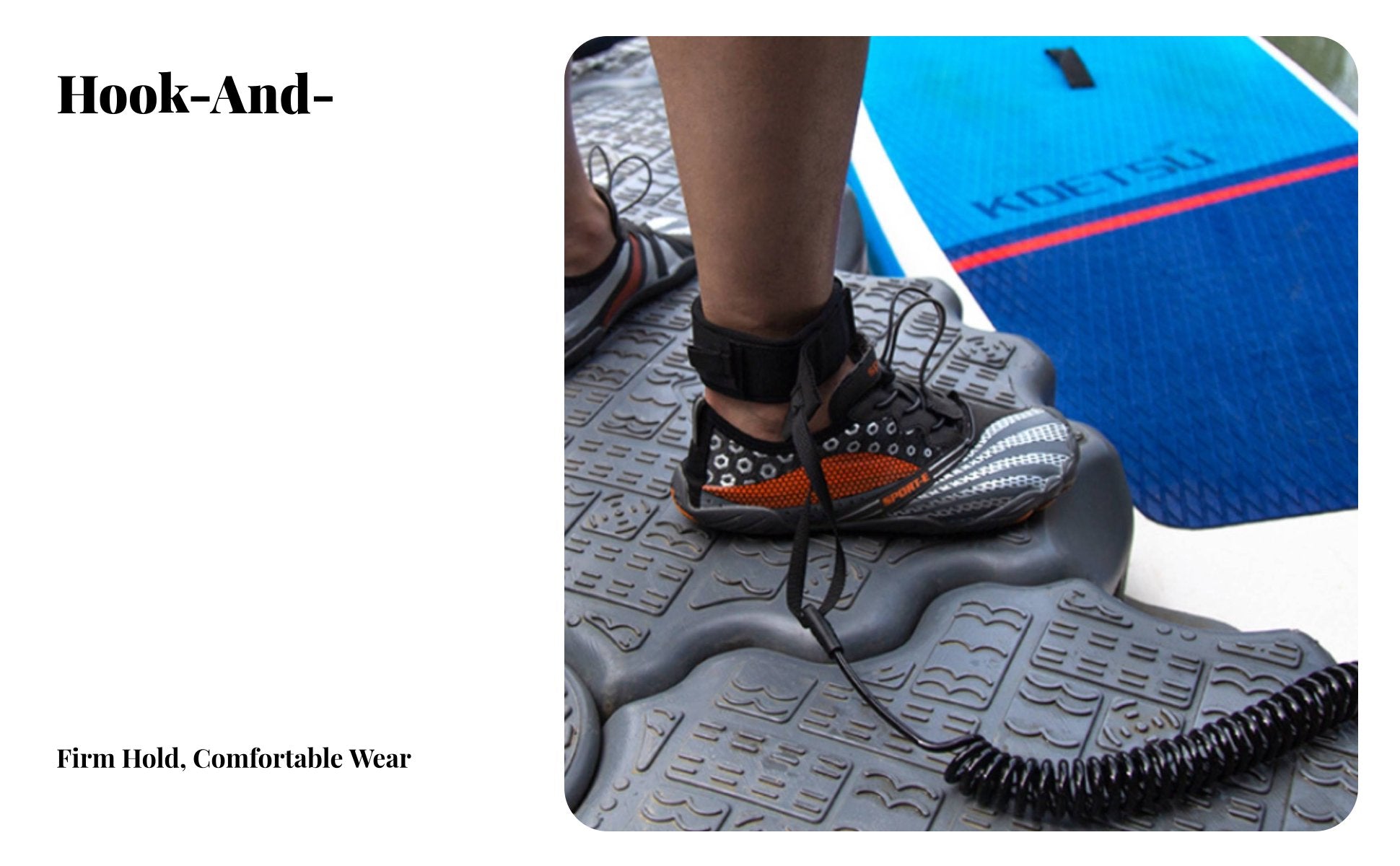 Stand-up Paddleboard Ankle Leash Anti-Twist-Untangled Rotating Joint S Upright Paddle Board Leg Rope Coiled Stand-Up