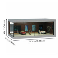 1/64 Scale Display Box Easy to Assemble Acrylic Car Case Scratch Protection