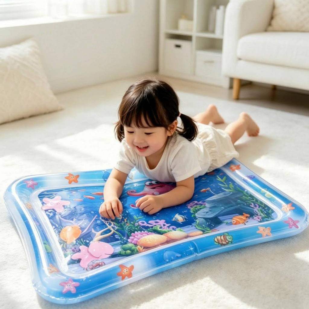 Ocean Abdominal Time Mat PVC-Like Baby Water Play Mat Hand-Eye Coordination