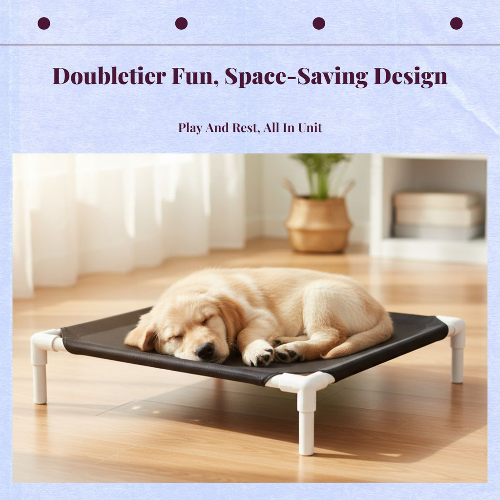 Breathable raised pet bed
