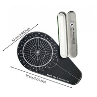 Pool Aiming Board Aim Angle Grid Cue-Ball Practice Board Concentric Rings Pool Cue Aiming Aid