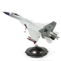 Fighter Model Kit with Display Stand Collectible Carrier-Based Fighter Model