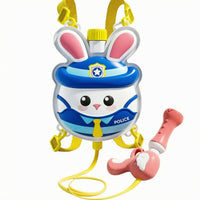 Backpack Water Cute Character Face Backpack Water Toy Handheld Nozzle