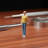1:64 Scale Girl Figurine Highly Detailed Miniature Girl Figurine Trendy Design