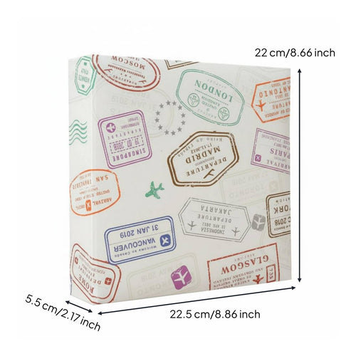 200 Pocket Picture Album Non-Acidic-Non-Acidic Paper Slip-in Photo Album