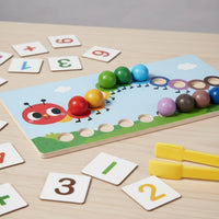 Bead Game Parent-Child Interaction Number Matching Game
