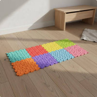 Textured Easy to Hygienic Children Foot Anti-Slip Base Textured Floor Tiles for Young Children