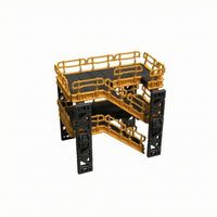 Sci-Fi-Fi Hangar Bridge Kit Modular Multi-Level Walkway Model Assembly Required