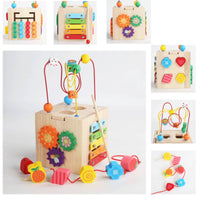 Montessori Activity Cube Hands-on Learning Montessori Busy Box for Daycare, Kids