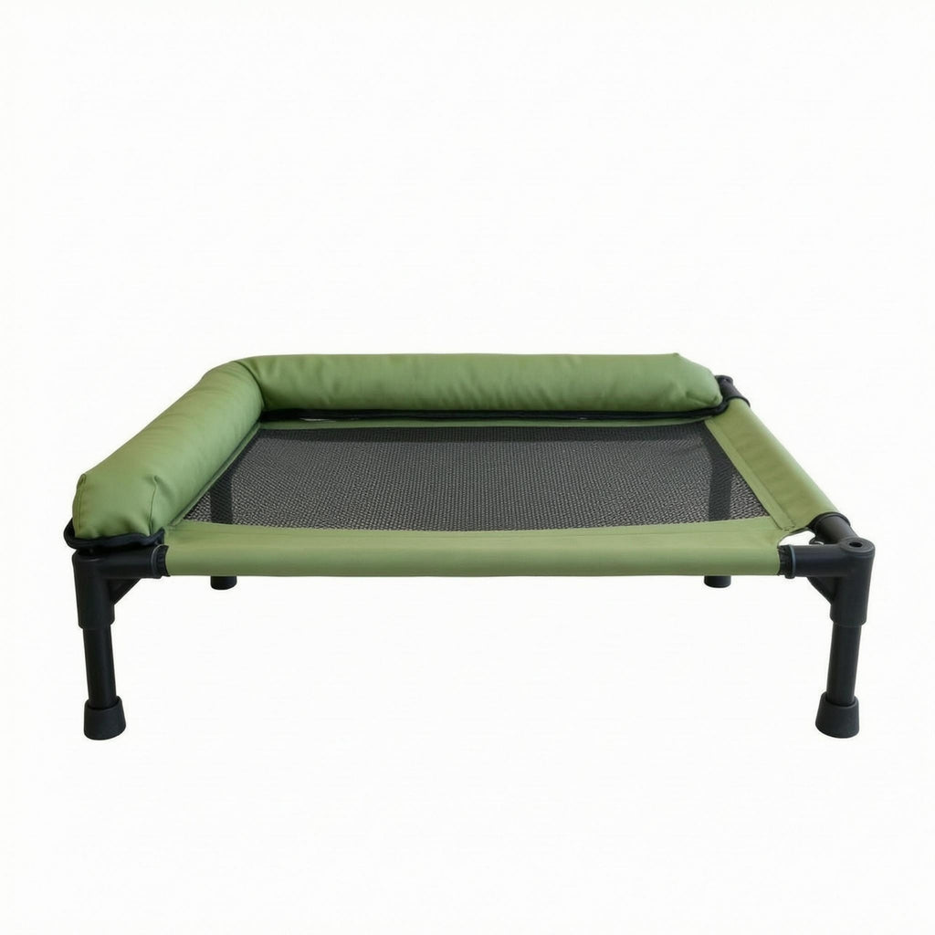 Raised Pet Bed Iron Frame Mesh Pet Bed Skid-Resistant Feet