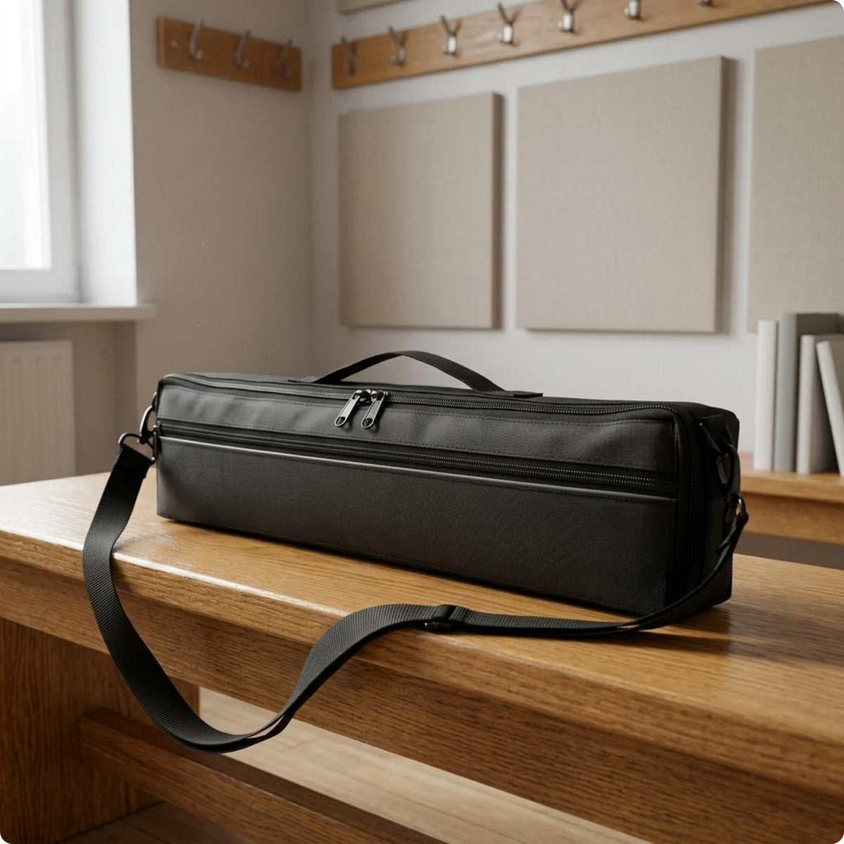 Flute Case Portable Flute Case Shock-Absorbing Music Accessory for Practice