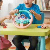 Copilot Steering Wheel Educational Simulation Driving Toy 360° Rotation