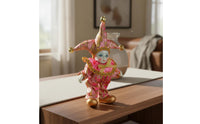 Rose Jester Doll Decorative Textile Jester Figurine Collectible for Collectors