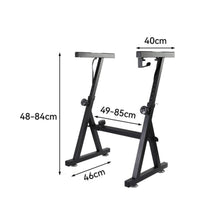 Z Frame Keyboard Stand Sturdy Z-Style Keyboard Holder Non-Slip Foam Musical Equipment for Rehearsal Room