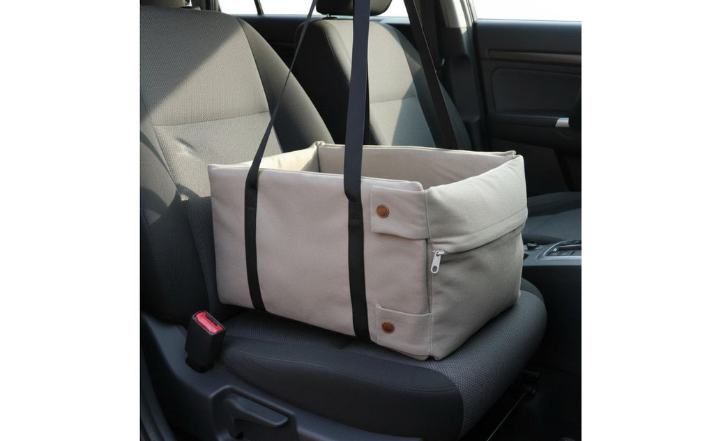Car Armrest Pet Nest Comfortable Small Pet Booster Seat Safety Strap for Cats