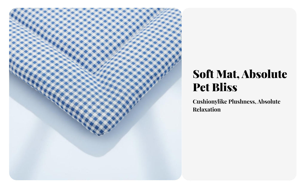 Checkered Pet Mat Machine launderable Crate Liner throughout the year Use for Floor, Travel