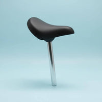Unified Seat Pillar Textured Grip Seat Post Saddle Set Ergonomic Biking Equipment