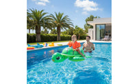 Green Turtle Pool Lounger Large Size Inflatable Turtle Inflatable Lounger