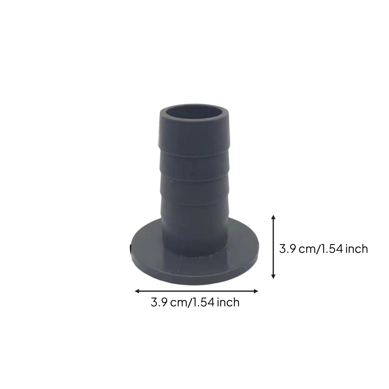 Aquarium plastic pump adapter