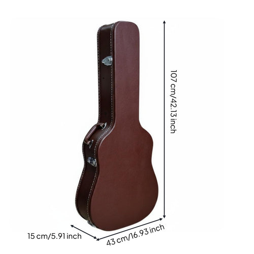 Classical Guitar Hard Case Sturdy Musical Instrument Accessory Padded Interior