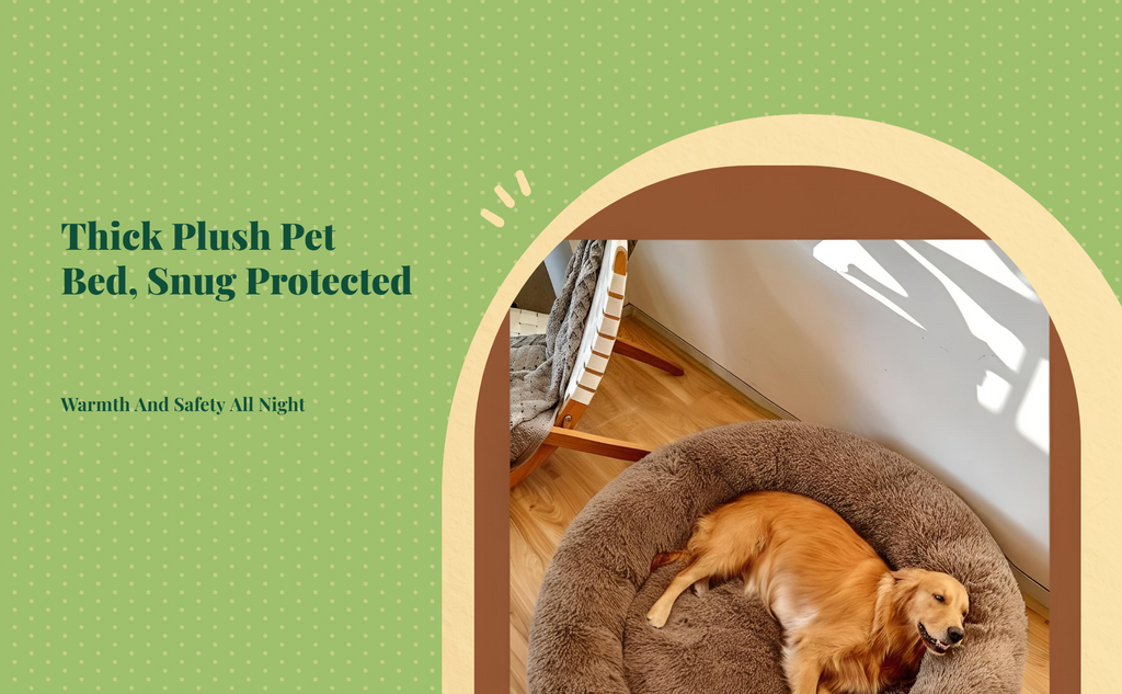 Dog Bed, Self-Warming Orthopedic Pet Sofa, Removable Cover