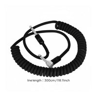 3m Coiled Instrument Cord Stable Transmission Transfer Coiled Guitar Cable