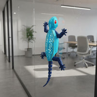 RC Gecko Light up Eyes Wall Climbing Gecko Low Noise for Children